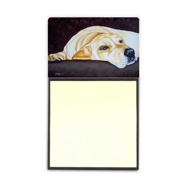 Carolines Treasures Carolines Treasures AMB1072SN Naptime Yellow Labrador Sticky Note Holder AMB1072SN - main